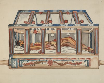 Krisztus a sírban, 19351942. alkotó: E. Boyd