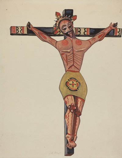Feszület - Mora környékéről, 19351942. alkotó: E. Boyd