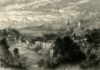 „Laufenburg”, 1872. alkotó: E I Roberts