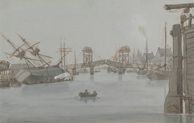 Yarmouth híd, 1829. aug alkotó: E. M. Henderson