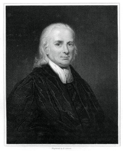 Christian Friedrich Schwarz, német protestáns indiai misszionárius, 1834. alkotó: E. Scriven