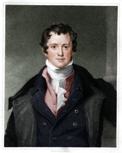 Humphry Davy angol kémikus, 1833 alkotó: E. Scriven