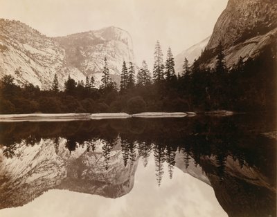 Mirror Lake, Yosemite völgye, 1872. alkotó: Eadweard Muybridge