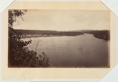 Chagres folyó az erődből, Panama alkotó: Eadweard Muybridge
