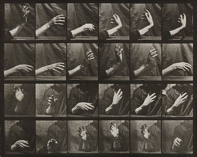 A kéz mozgása; ütési idő alkotó: Eadweard Muybridge