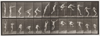 Tányér 161. Ugrás; Álló magasugrás alkotó: Eadweard Muybridge