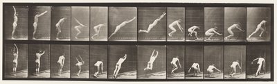 Tányér 162. Ugrás; Álló szélesugrás alkotó: Eadweard Muybridge