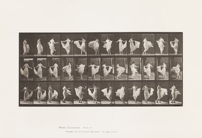 192. tányér. Tánc (divatos) alkotó: Eadweard Muybridge
