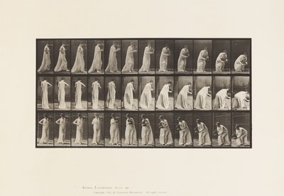 205. tábla. Vázával hordás és hajlás, 1885 alkotó: Eadweard Muybridge