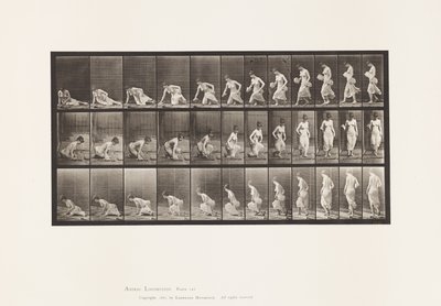 248. tábla. Ülés a földön alkotó: Eadweard Muybridge