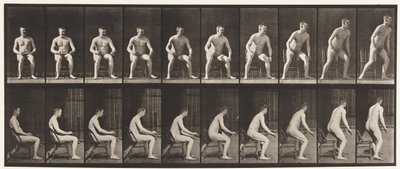 249. tábla. Székről felemelkedik alkotó: Eadweard Muybridge