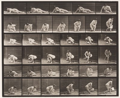 270. tábla. A földből ered, bal kezében röpirattal alkotó: Eadweard Muybridge