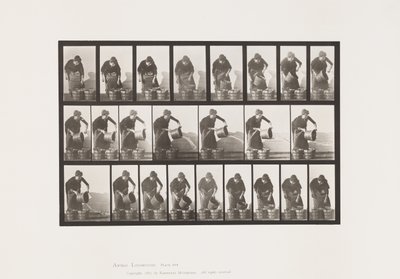 403. tányér. Víz kiürítése alkotó: Eadweard Muybridge