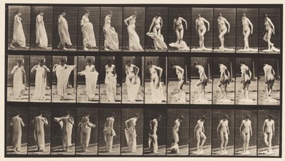 Tányér 431. WC; Ruha levétele alkotó: Eadweard Muybridge