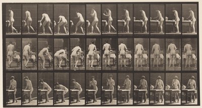 Tányér 435. Ruhavasalás alkotó: Eadweard Muybridge