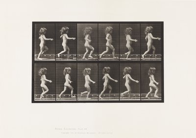 469. tábla.Gyermek, Futó, 1885 alkotó: Eadweard Muybridge