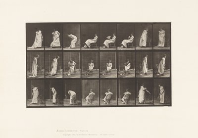 518. tábla. Ülés, felkelés stb., 1885 alkotó: Eadweard Muybridge