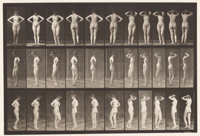 531. tábla. Különféle pózok alkotó: Eadweard Muybridge