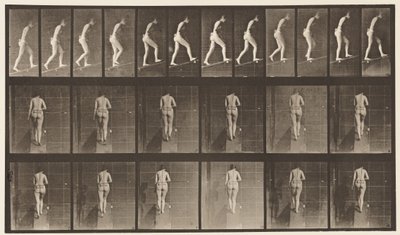 79. tábla. Emelkedő lejtő alkotó: Eadweard Muybridge