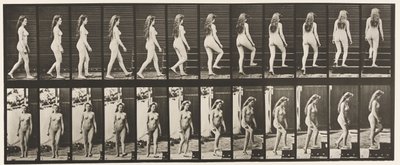 99. tábla. Forduló és felszálló lépcsők alkotó: Eadweard Muybridge