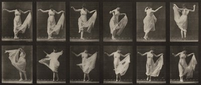 187. számú tábla. Tánc (fantázia) alkotó: Eadweard Muybridge