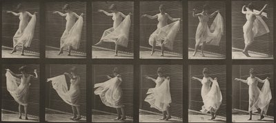 189. számú tábla. Tánc (fantázia) alkotó: Eadweard Muybridge