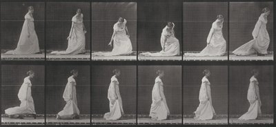 207. számú tábla. Lehajlás és az uszály felemelése alkotó: Eadweard Muybridge