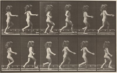 A 469-es számú rendszám. Futó gyermek,1887 (fénykép) alkotó: Eadweard Muybridge