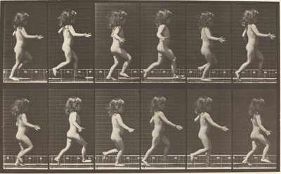 469. számú tábla. Gyermek fut alkotó: Eadweard Muybridge