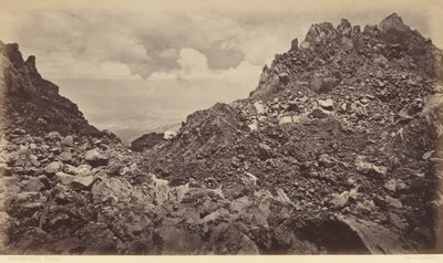 Quezaltenango egy vulkán kráteréből,1877 (fénykép) alkotó: Eadweard Muybridge