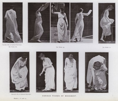 Mozgó emberalak: A mozgás különböző fázisai (f/w fotó) alkotó: Eadweard Muybridge