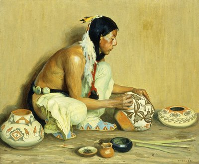 A Fazekas készítő alkotó: Eanger Irving Couse