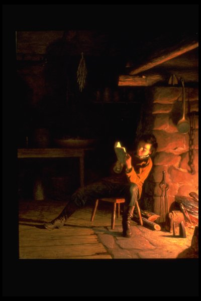 Lincoln gyermekkora alkotó: Eastman Johnson