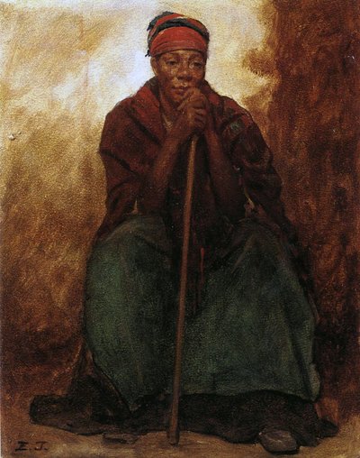 Dinah, a fekete szolga alkotó: Eastman Johnson