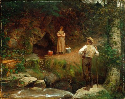 Korai szerelmesek alkotó: Eastman Johnson