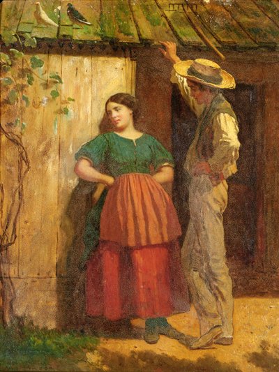 Rusztikus udvarlás alkotó: Eastman Johnson