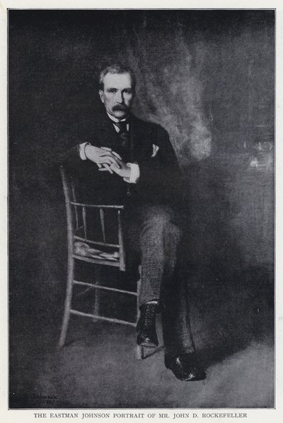 John D Rockefeller Eastman Johnson portréja alkotó: Eastman after Johnson
