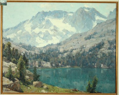 Sierra-tó (olaj, vászon) alkotó: Edgar Alwin Payne