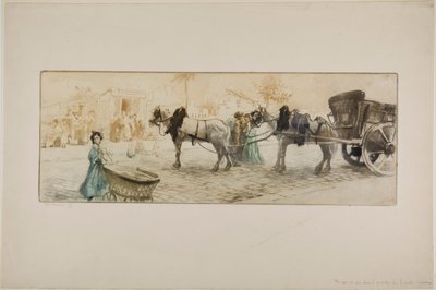Egy mellékutca a Grandes Carridres negyedben alkotó: Edgar Chahine