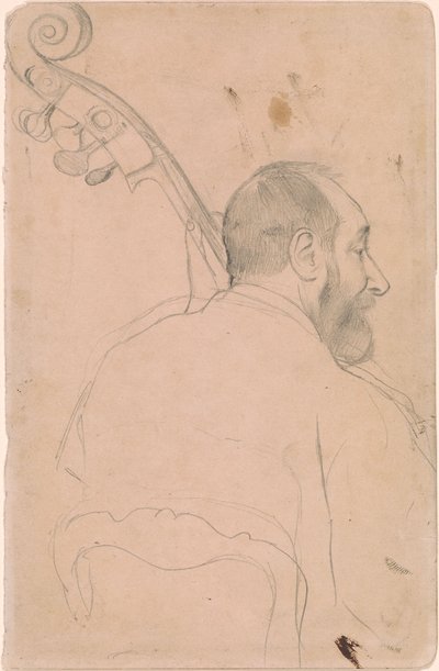 Achille Gouffe, a Párizsi Opera nagybőgőse alkotó: Edgar Degas