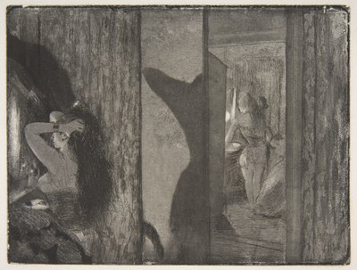 Színésznők az öltözőikben alkotó: Edgar Degas