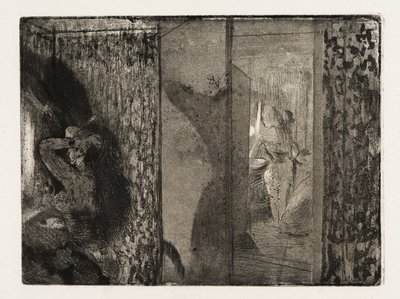 Színésznők az öltözőikben alkotó: Edgar Degas
