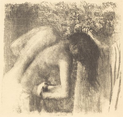 A fürdő után alkotó: Edgar Degas