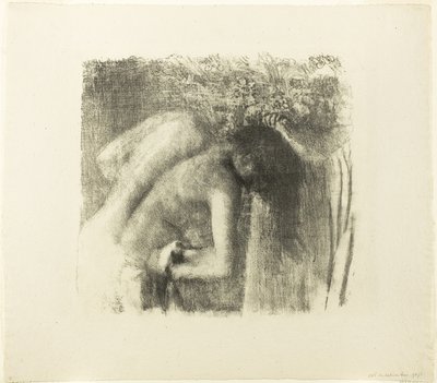 Fürdő után (nagy változat) alkotó: Edgar Degas