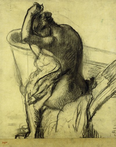 Fürdő után; Apres le Bain, 1899 alkotó: Edgar Degas