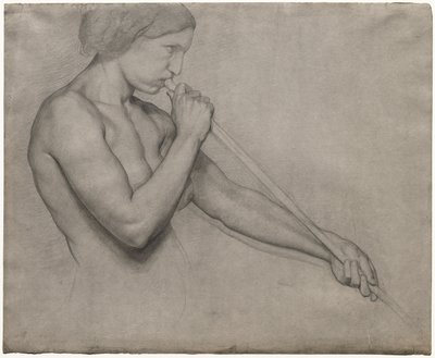 Angyal trombitát fúj alkotó: Edgar Degas
