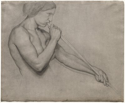 Angyal fújja a trombitát alkotó: Edgar Degas