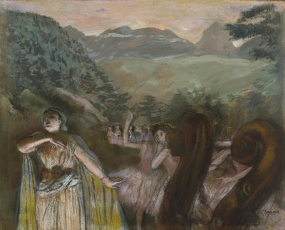 Ária a balett után alkotó: Edgar Degas
