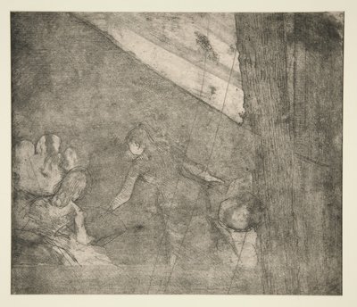 A Ambassadeurnél, 1877 körül (rézkarc, akvatinta és szárazhús) alkotó: Edgar Degas