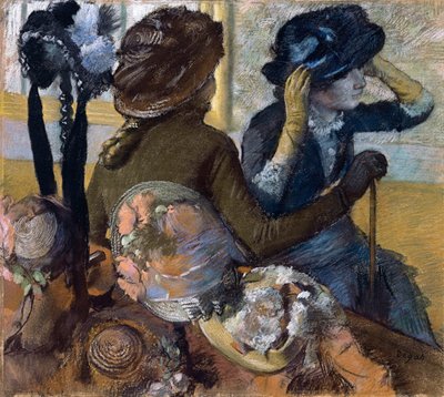 A Millinersnél, 1882 alkotó: Edgar Degas